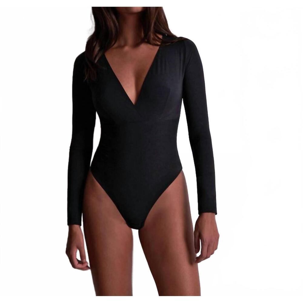 NEW AUBADE les body bodysuit in black